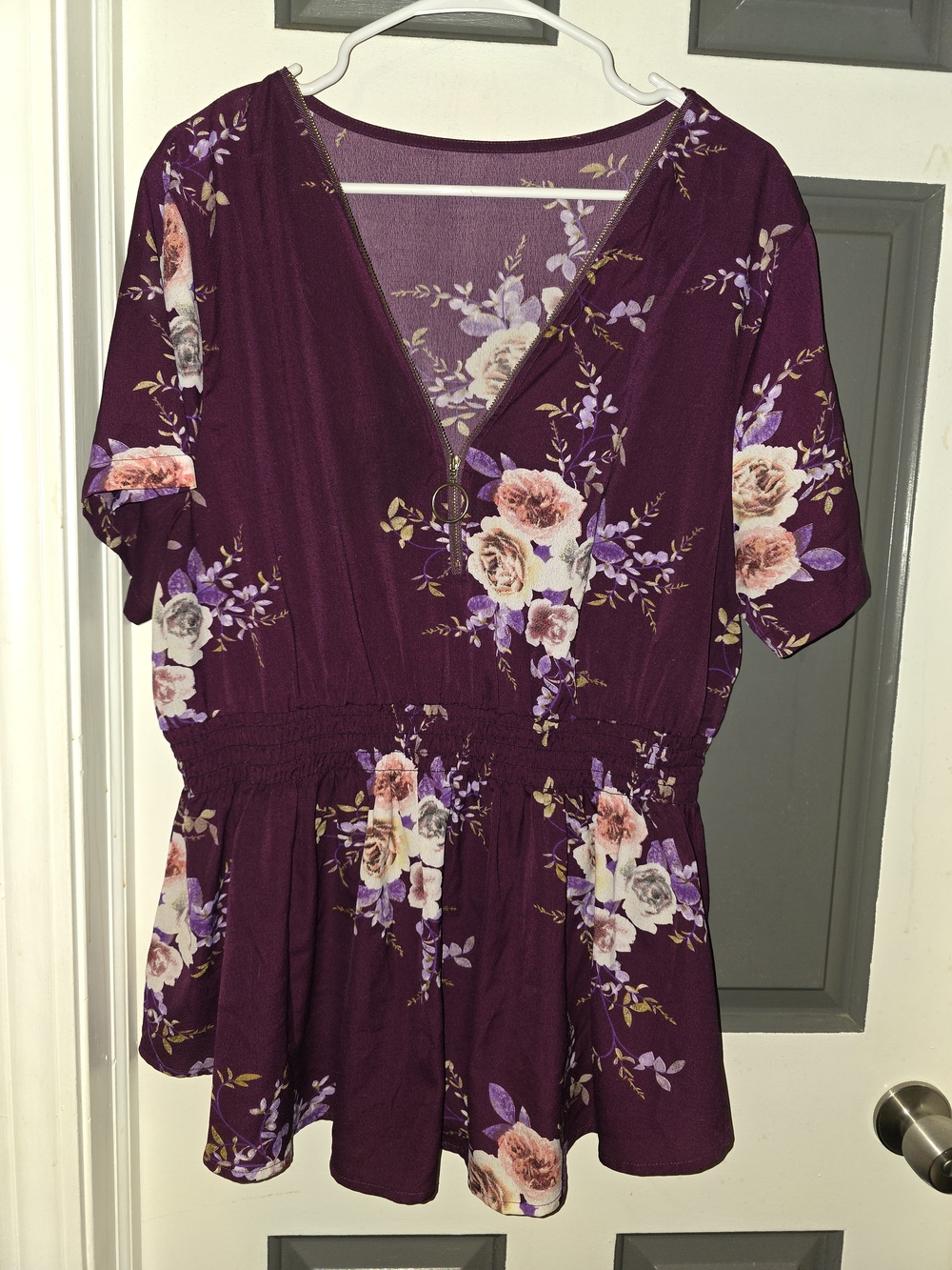 SHEIN Curve 3XL Plum Purple Top
